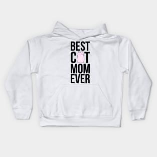 Best Cat Mom Ever Kids Hoodie